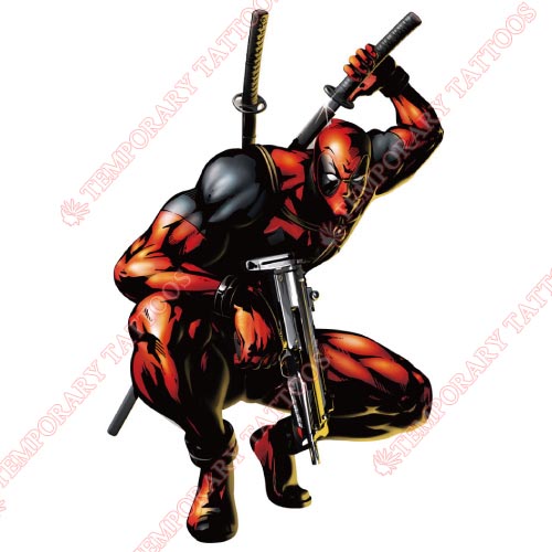 Deadpool Customize Temporary Tattoos Stickers NO.389